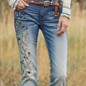 Sundance Catalog Driftwood Jeans.